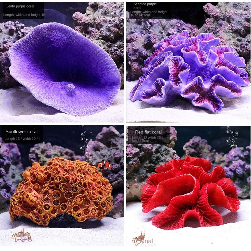 Resin Artificial Coral Model L - Marine Coral recension och pris