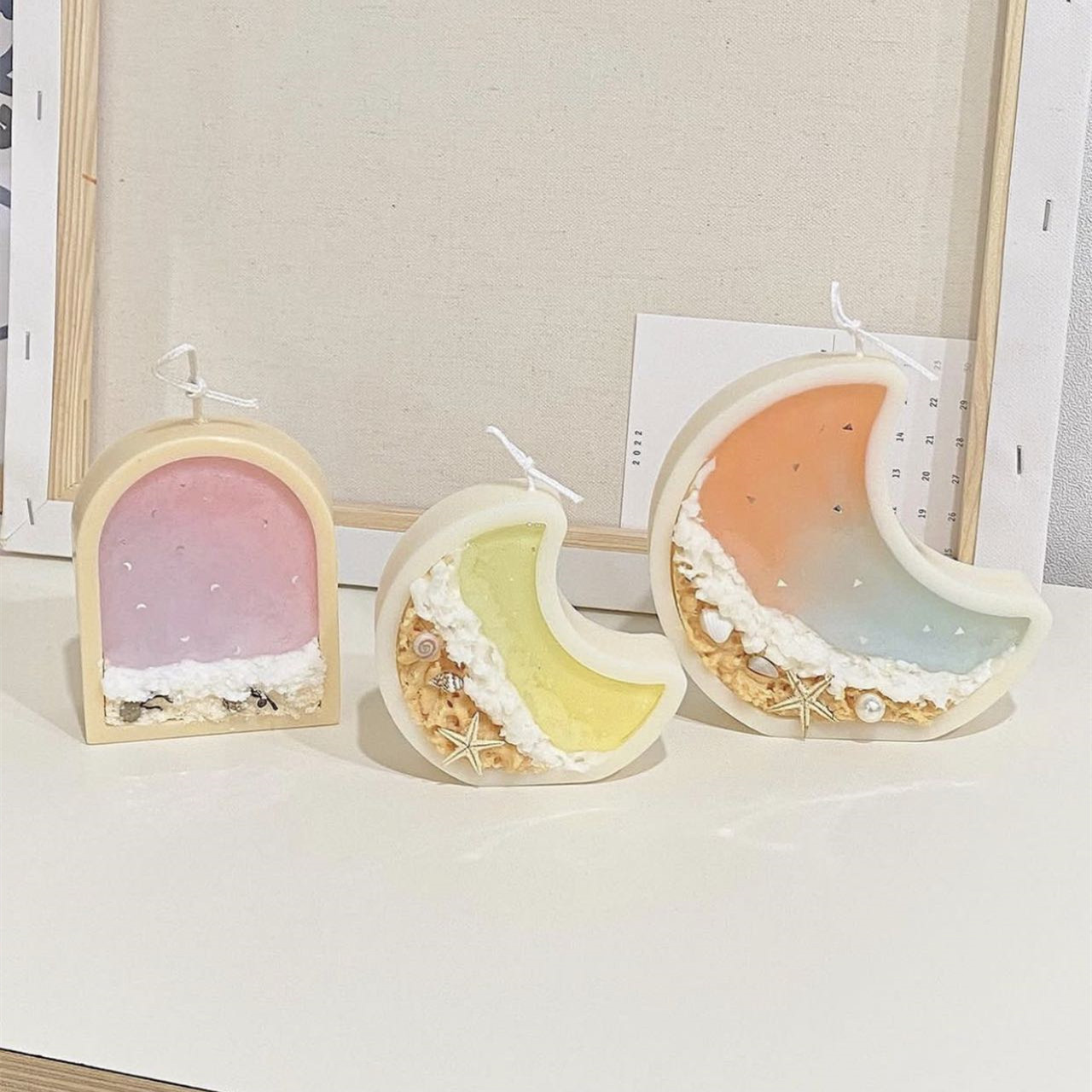 Fish Tank Moon Shape Candle Mo - Marine Fish Tank recension och pris