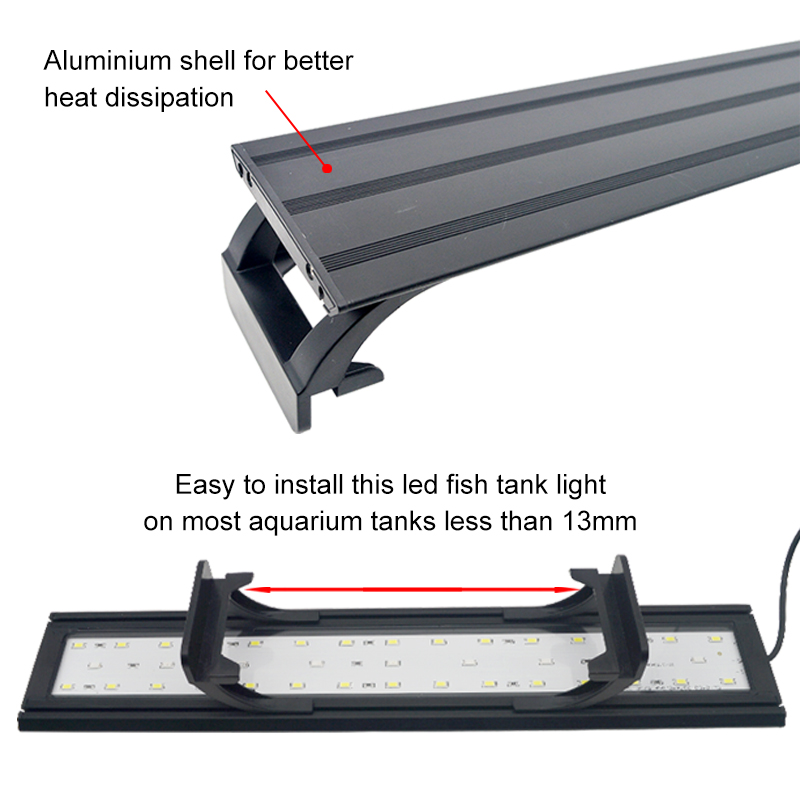 Aquarium LED Light for 16-64CM - Aquarium Marine Lights recension och pris