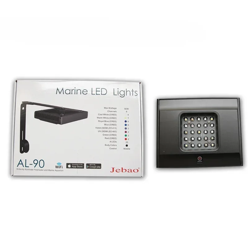 New Jebao WIFI LED Coral light - Reef Lighting recension och pris