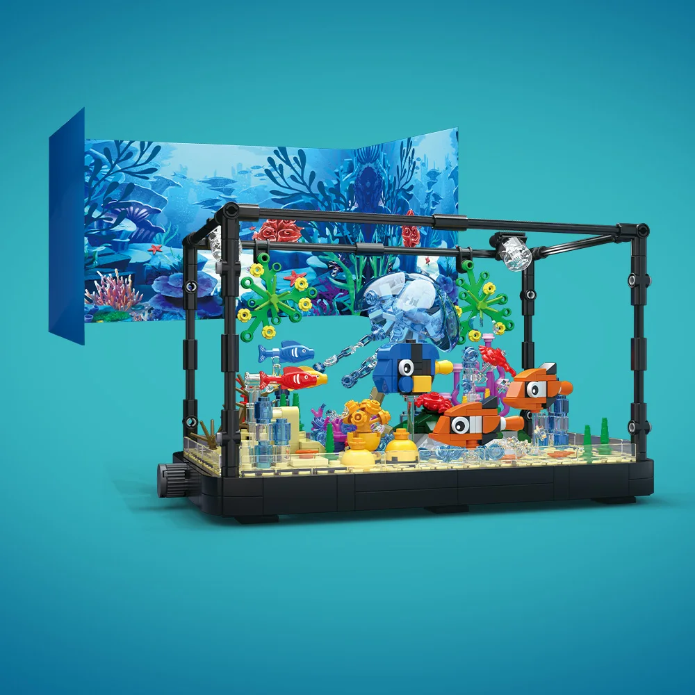 Fish Tank Building Block Set w - Marine Fish Tank recension och pris