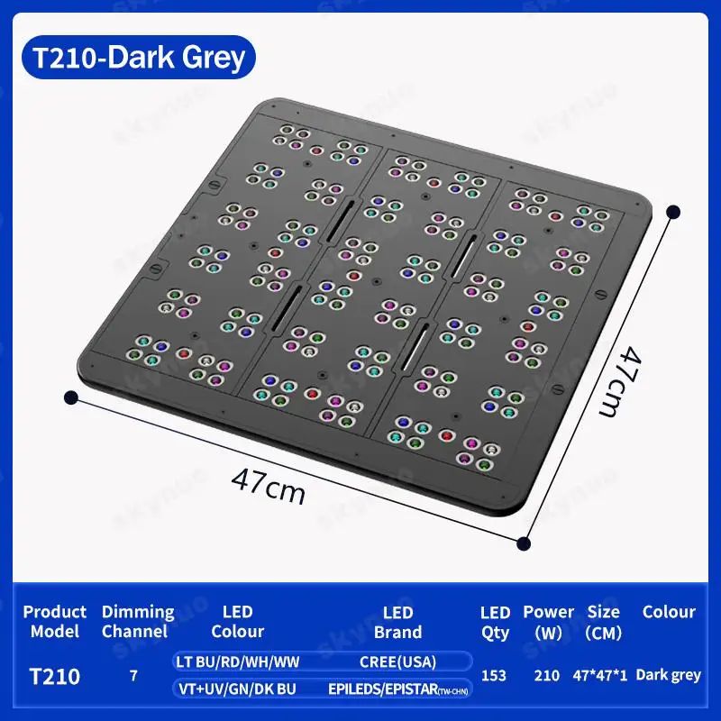 TLF KASSRAY T210 210W Full Cov - Reef Lighting recension och pris