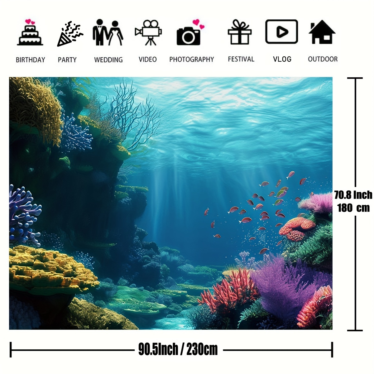 1pc Underwater Coral Reef Fish - Marine Aquarium recension och pris